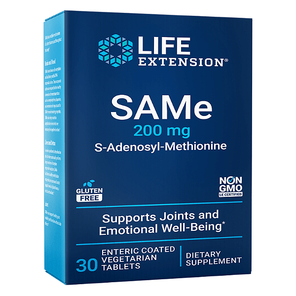 SAMe 200mg 30 Tabletes Life Extension