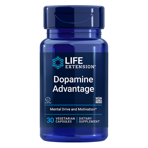 Dopamine Advantage c/ Vitamina B12 30 Cápsulas Life Extension