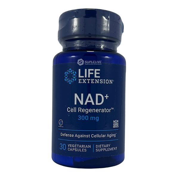 Life Extension, NAD + Cell Regenerator 300mg 30 Cápsulas