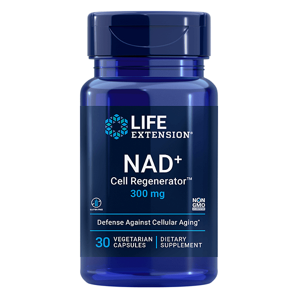 NAD + Cell Regenerator 300mg 30 Cápsulas Life Extension