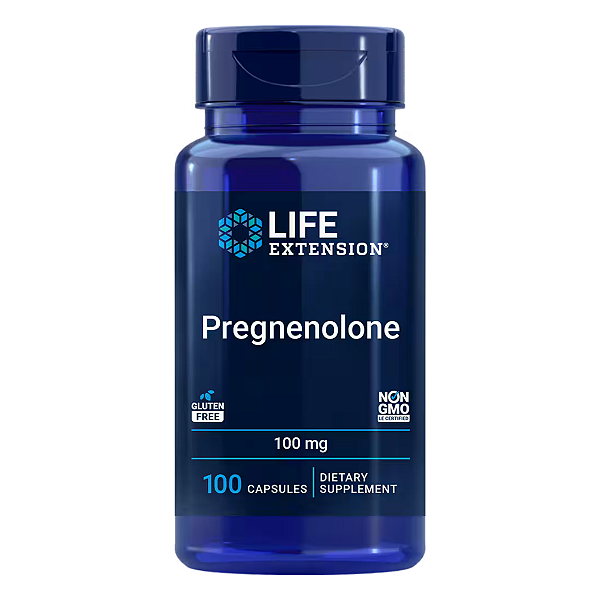 Pregnenolona 100mg 100 Cápsulas Life Extension