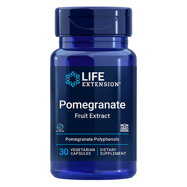 Pomegranate Fruit Extract (Extrato de Romã) 30 Cápsulas Life Extension