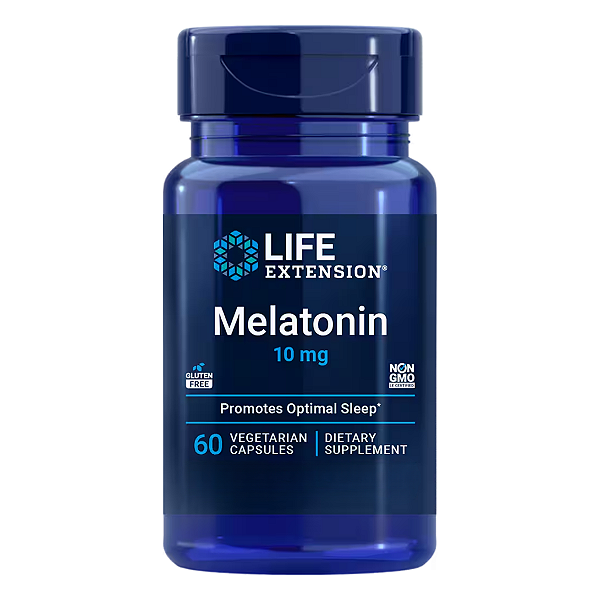 Melatonina 10mg 60 Cápsulas Life Extension