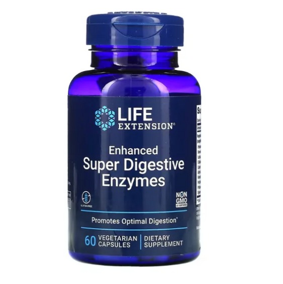 Life Extension, Super Enzimas Digestivas 60 Cápsulas
