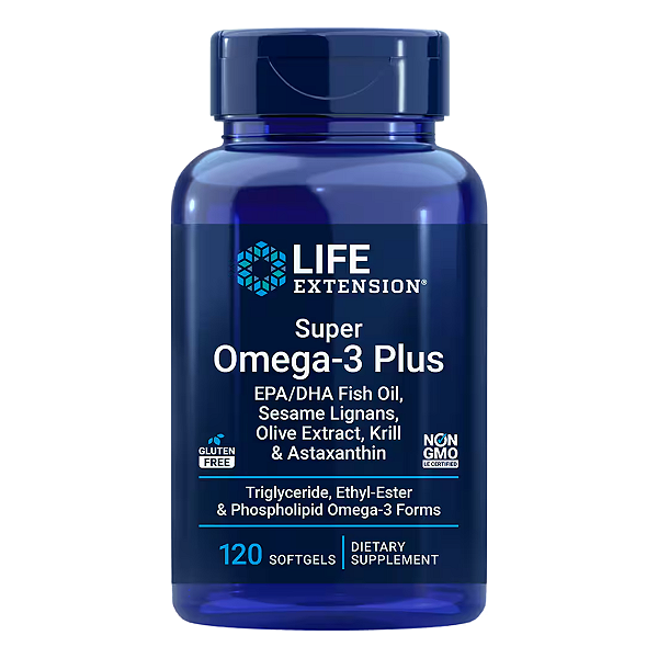 Super Omega 3 Plus 120 Softgels Life Extension