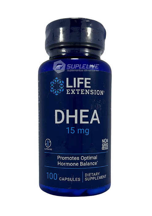 Life Extension, DHEA 15mg 100 Cápsulas
