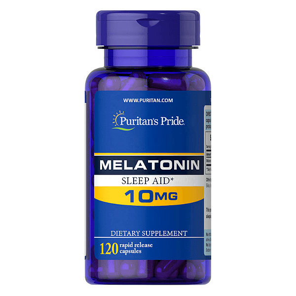 Melatonina 10mg 120 Cápsulas Puritan's Pride