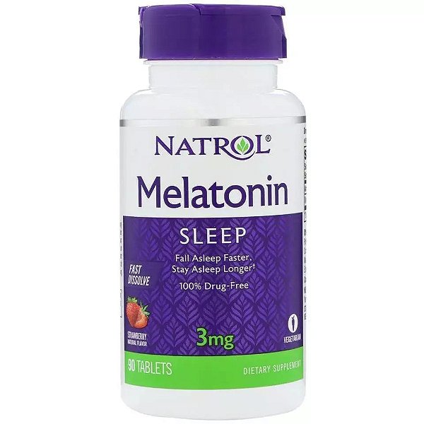 Natrol, Melatonina 3mg 90 Comprimidos