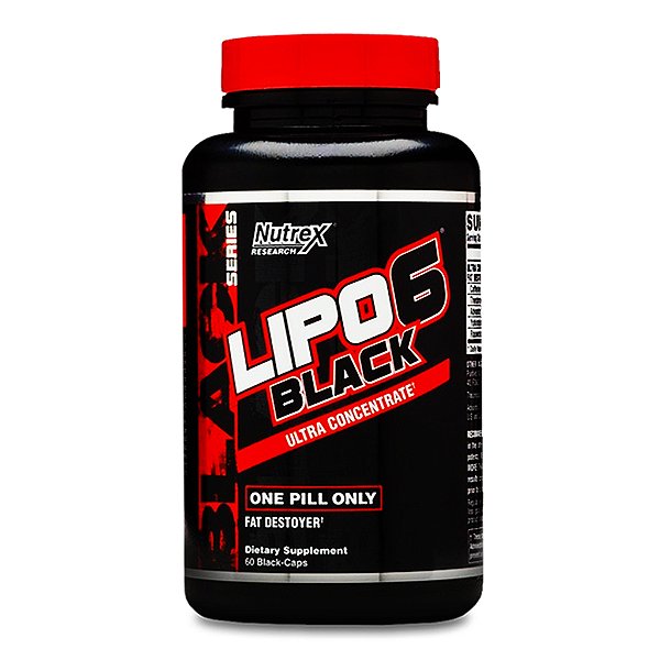 Nutrex Research, Lipo 6 Black Ultra Concentrado 60 Cápsulas