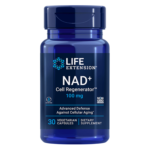 NAD + Cell Regenerator 100mg 30 Cápsulas Life Extension