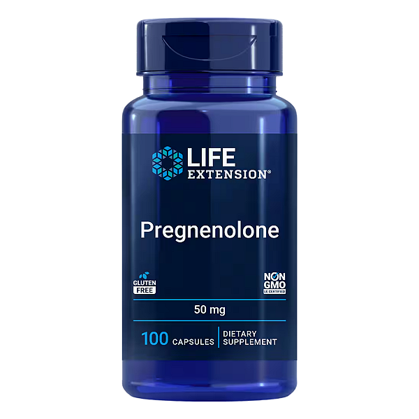 Pregnenolona 50mg 100 Cápsulas Life Extension