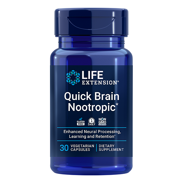 Quick Brain Nootropic 30 Cápsulas Life Extension
