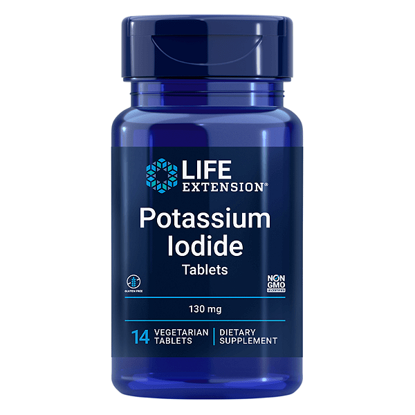 Iodeto de Potássio 130mg 14 Tabletes Life Extension