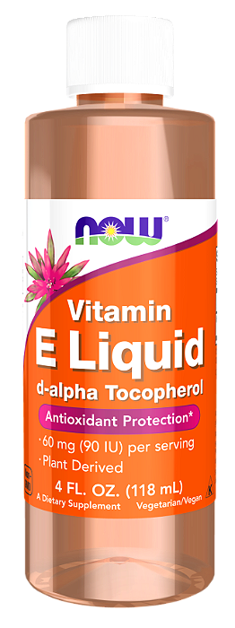 Vitamina E Líquida 118ml NOW Foods