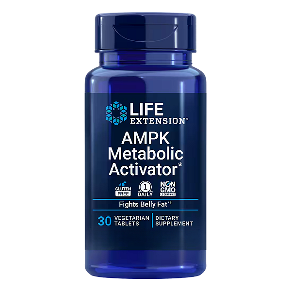 Ativador Metabólico de AMPK 30 Tabletes Life Extension