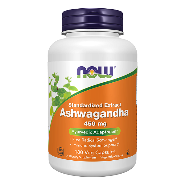Ashwagandha 450mg 180 Cápsulas NOW Foods