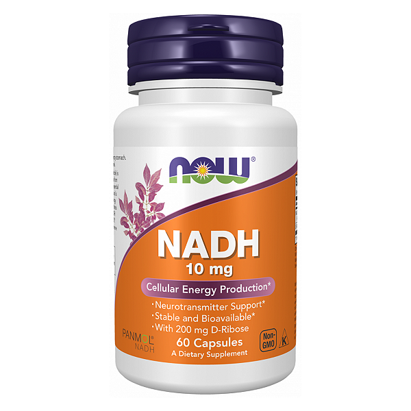 NADH 10mg 60 Cápsulas NOW Foods