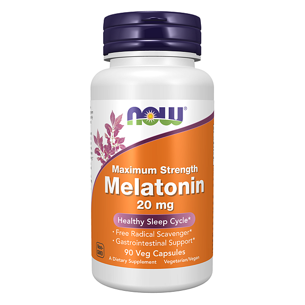 Melatonina 20mg 90 Cápsulas NOW Foods
