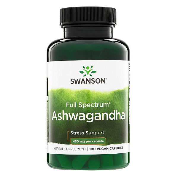 Ashwagandha 450mg 100 Capsulas Swanson