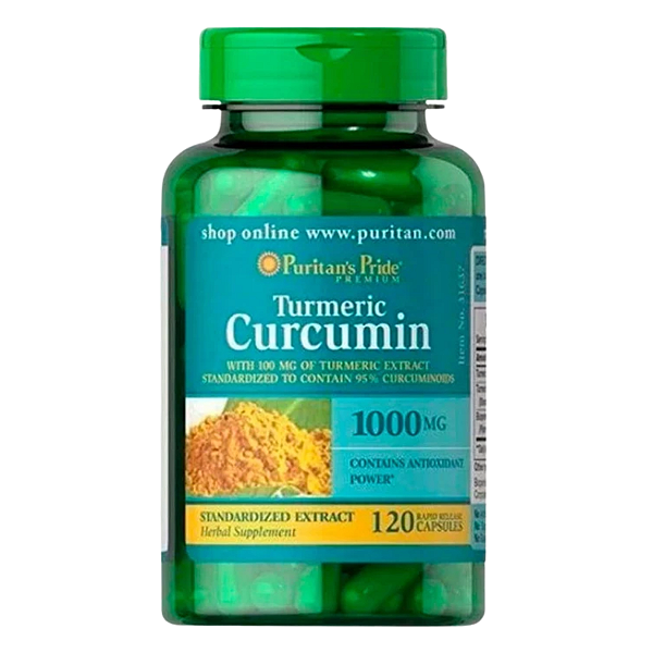 Turmeric Cucumin 1000mg 120 Cápsulas Puritan's Pride
