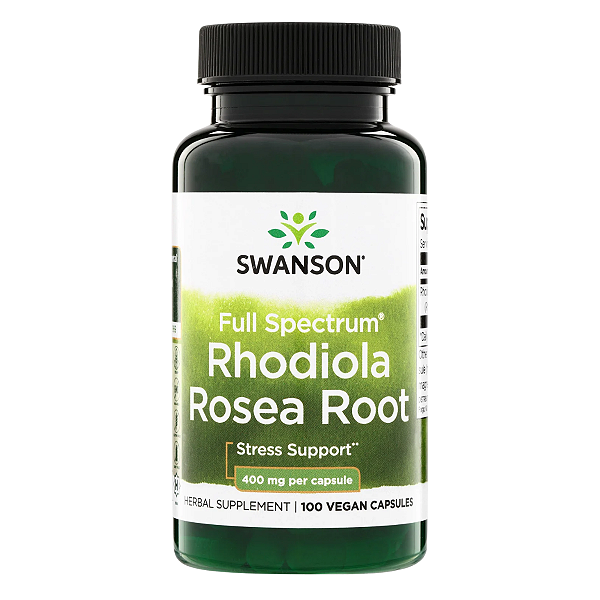 Rhodiola Rosea 400 mg 100 Cápsulas Swanson