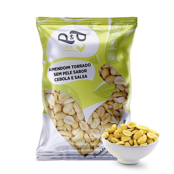 Amendoim Torrado Sabor Cebola e Salsa - P&P