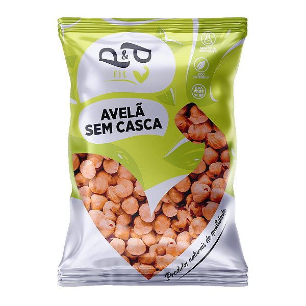 Avelã Sem Casca Torrada - P&P