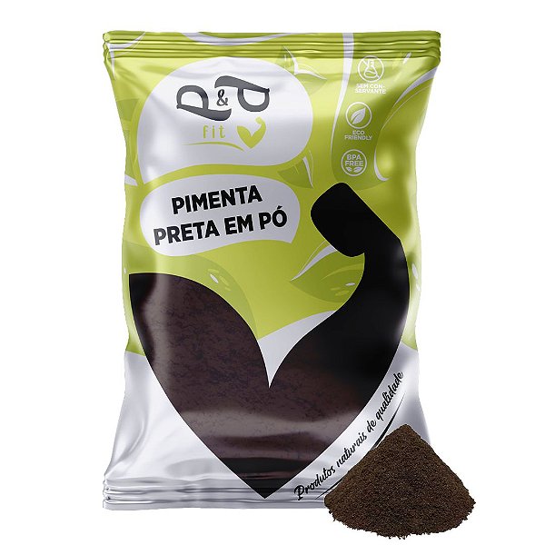 Pimenta do Reino Preta em Pó - P&P