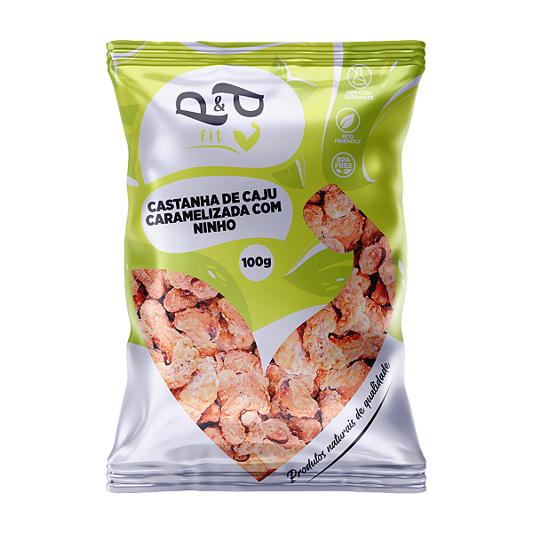 Castanha de Caju Caramelizada com Ninho - P&P