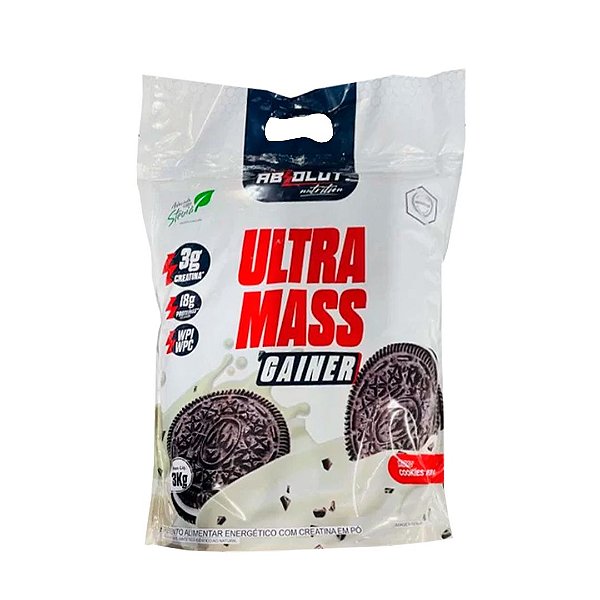 Hipercalórico Cookies and Cream 3kg - ABSOLUT