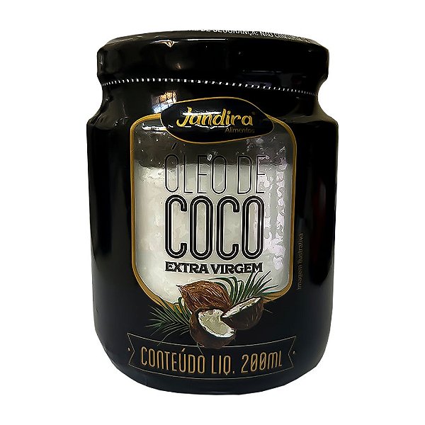 Óleo de Coco Extra Virgem - 200ml - Jandira