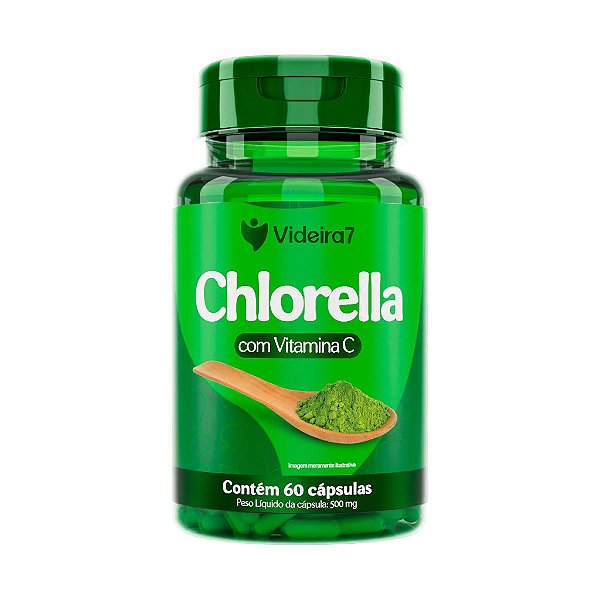 Chlorella com Vitamina C Cápsula