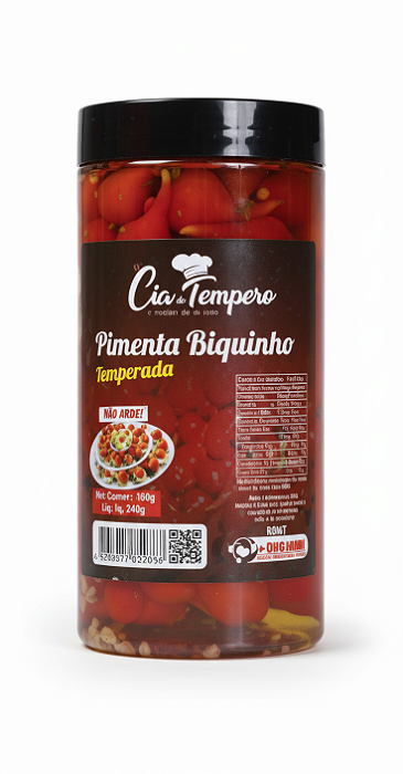 Pimenta Biquinho Temperada 160g