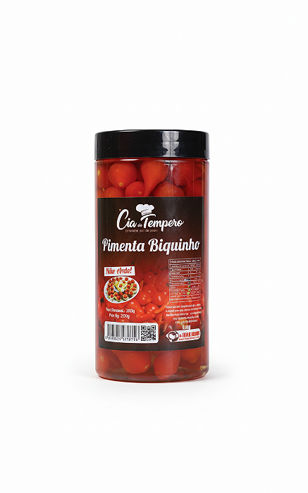 Pimenta Biquinho 160G CIA DO TEMPERO