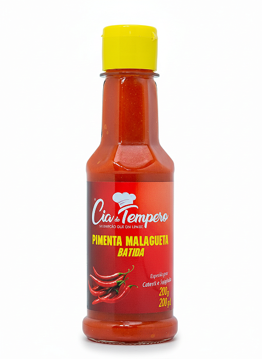 Molho De Pimenta Malagueta Batida 200ML CIA DO TEMPERO