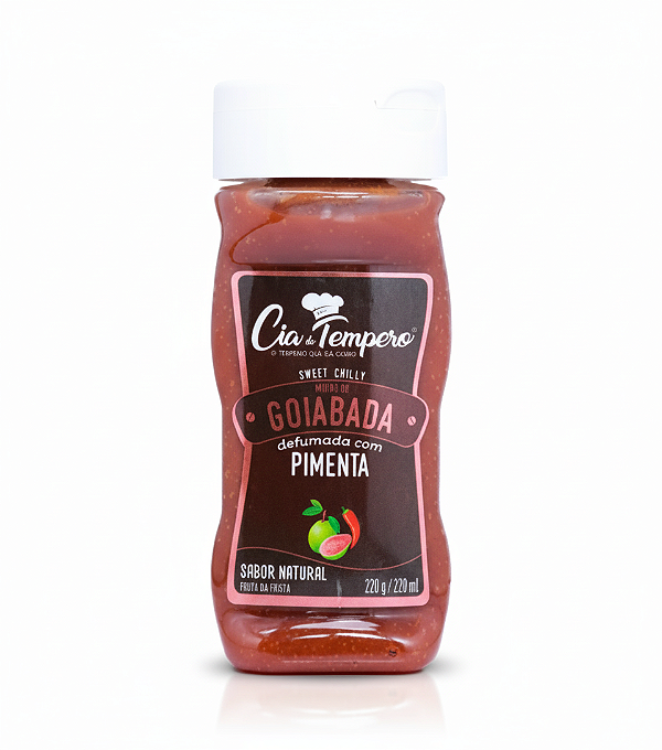 Molho De Goiaba Defumada Com Pimenta 200ML CIA DO TEMPERO