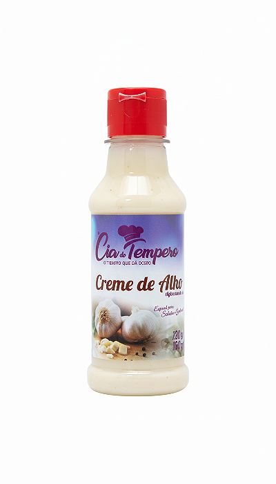 Molho Alho Tradicional 180ml - CIA DO TEMPERO