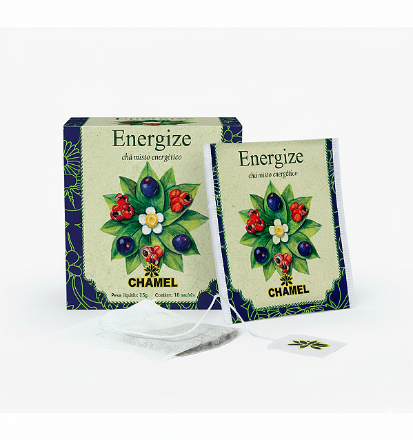Sachê chá energize 15G - CHAMEL