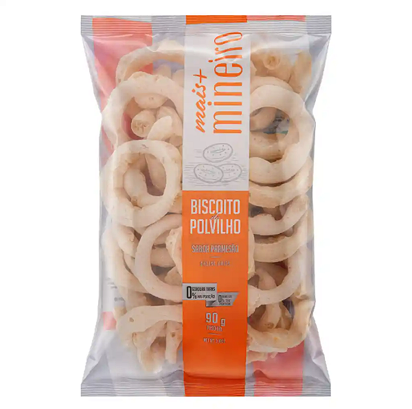 Biscoito de Polvilho Queijo Parmesão – Mais Mineiro – 90g