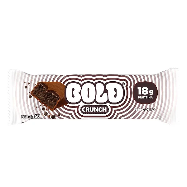 Barra de Proteína BOLD CRUNCH Unidade 60g - BRIGADEIRO