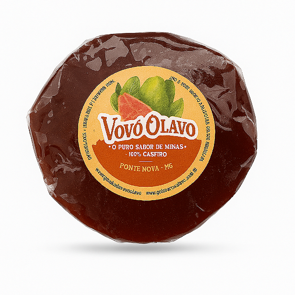 Goiabada Cascão Vovô Olavo 400g – Sabor tradicional versão em barra