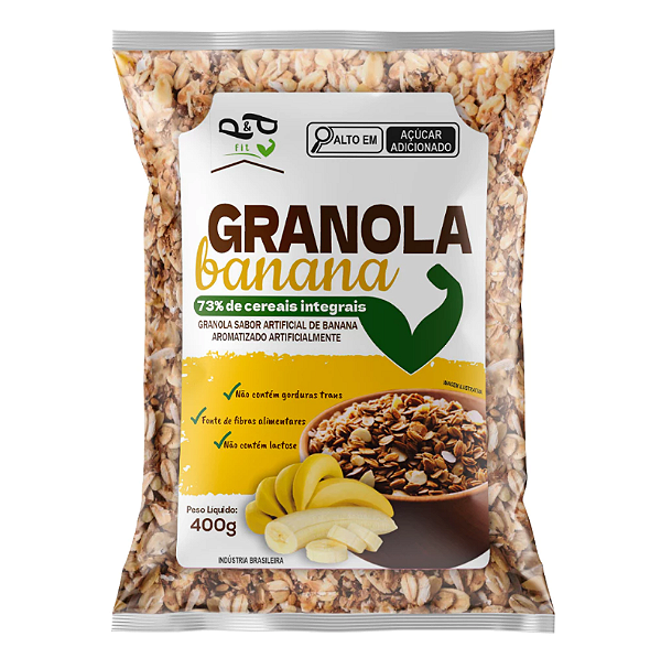 Granola Crocante Sabor Banana 400g