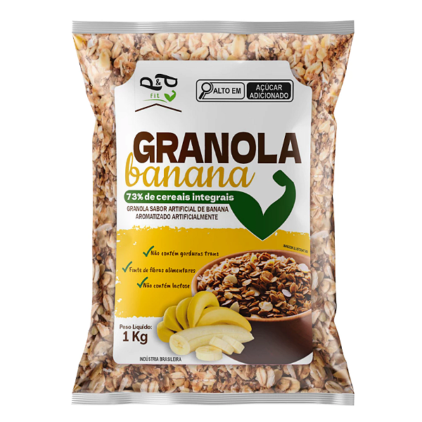 Granola Crocante Sabor Banana 1Kg