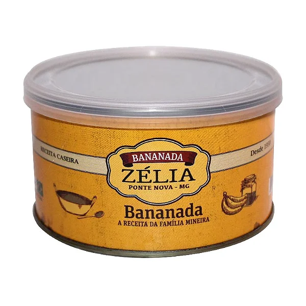 Bananada Cremosa Zélia 400g Lata