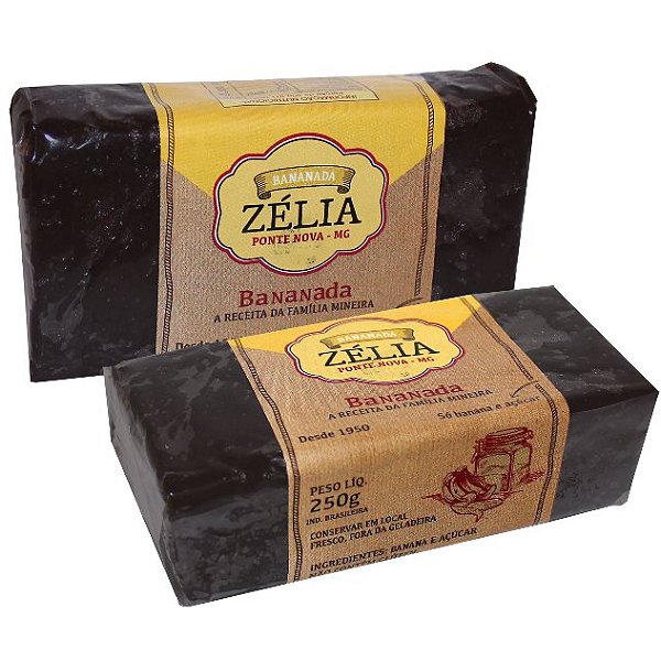 Bananada Zélia Barra 250g Receita MineiraSem Conservantes