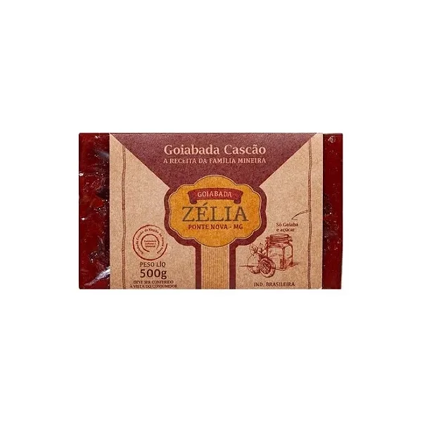 Goiabada Cascão Barra 500g Zélia