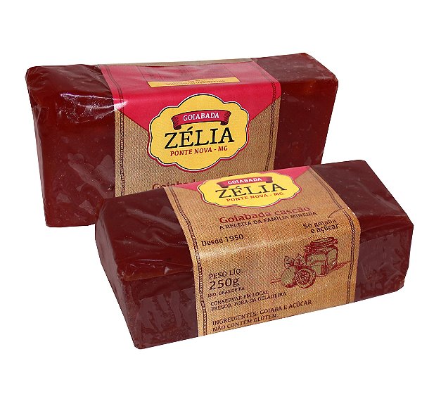 Goiabada Cascão Barra 250g Zélia
