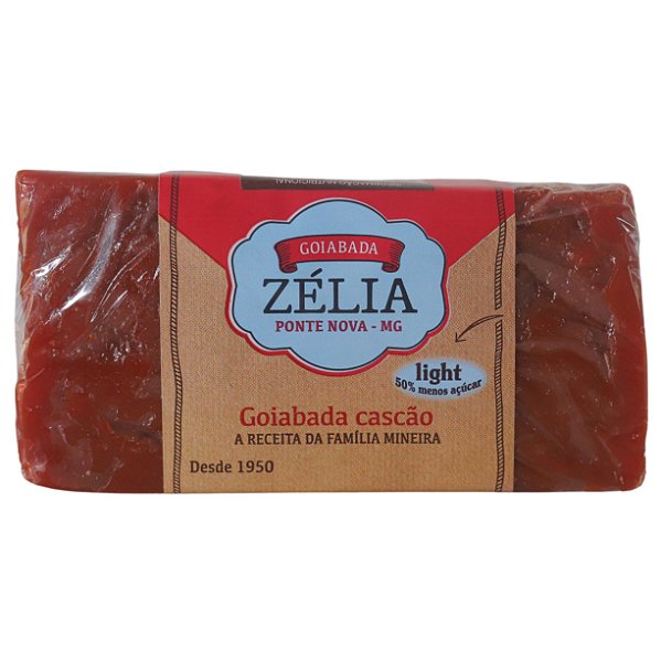 Goiabada Light Cascão Barra 250g Zélia