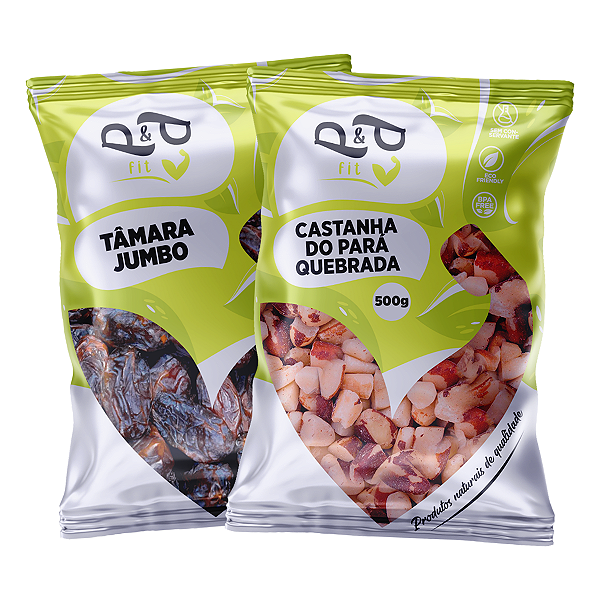 Kit Castanha do Pará 500g + Tâmara Jumbo Fresca
