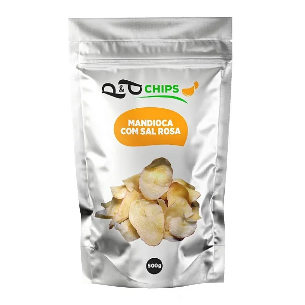 Mandioca Chips P&P Crocante, Natural e Sem Conservantes